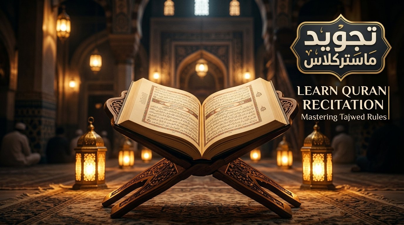 Quran with Tajweed (Theory & Practice)